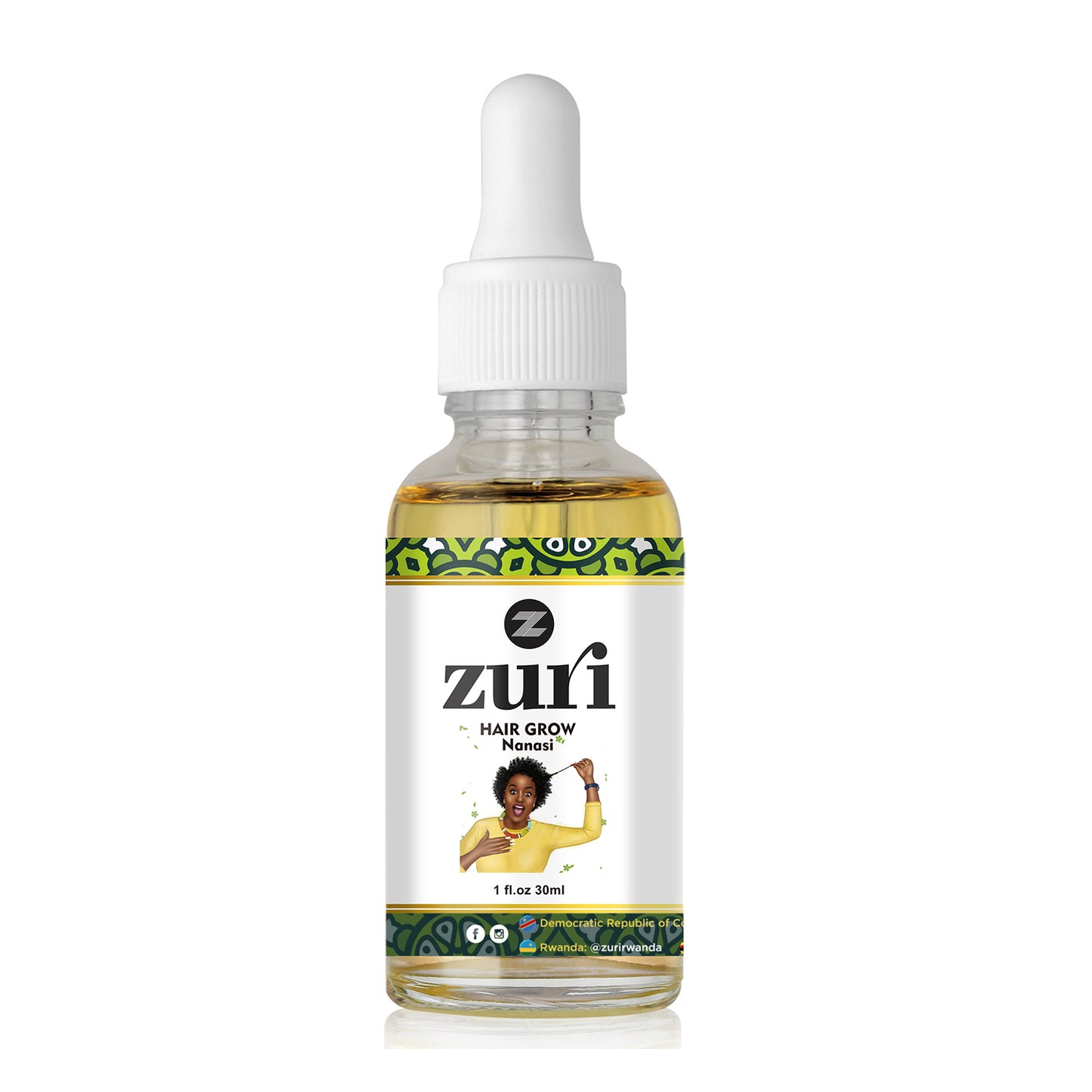 Nanasi Zuri Hair Growth Oil - Pineapple Hair Growth Oil